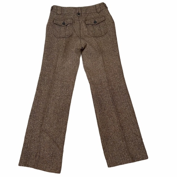 ESPRIT wool/silk blend brown trousers with lining - Picture 3 of 11